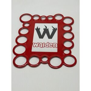 Walden Red Bubble Circle Border Picture Frame Glossy Modern 4x6 Photo Opening